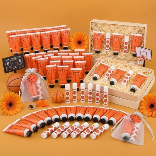 144 Pcs Basketball Lip Balm Hand Cream Party Favor Gifts - Image 4