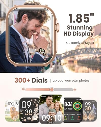 Smart Watch for Women for iPhone Android:1.85" Smartwatch Fitness Tracker - Image 7