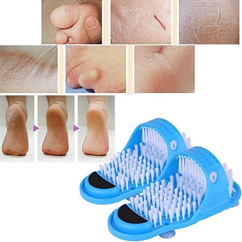 LUITON 2 Pack Foot Scrubber Massager Scrub Feet Cleaner Washer Brush for Shower Spa Massage Floor Slipper for Exfoliating Cleaning Foot - Image 7