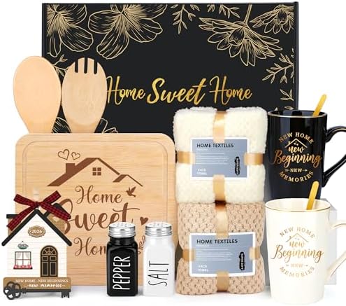 House Warming Gifts New Home Gift Ideas Popular Housewarming Gift Baskets Closing Gifts for Home Buyers New Apartment Presents Stuff for Homeowners Women Men Couple Unique First House Must Have Items by Gagalico