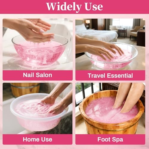 Manicure Spa Tablets 8oz -Pomegranate Soak Balls, Moisturizing Tablets, Cuticle Softener for Foot and Hand Soak Pedicure Spa Supplies Manicure Tools Nail Salon & Tavel Esenntial(40count) - Image 7