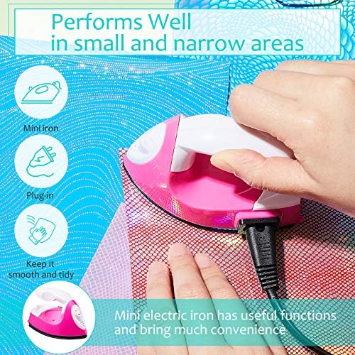 Honoson Mini Craft Iron with Charging Base Tiny,Pink - Image 6