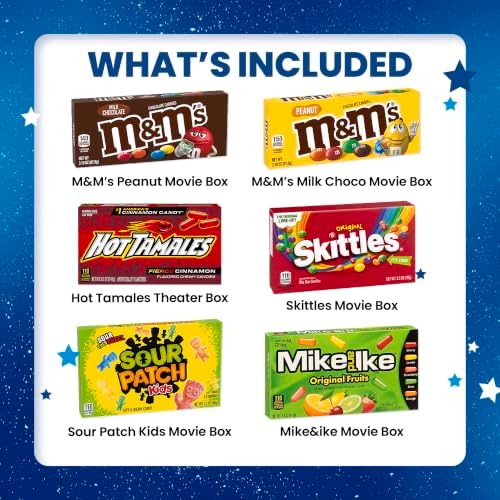 Movie Night Gift Basket - Movie Night Supplies, Candy & Popcorn Gift Set - Image 3