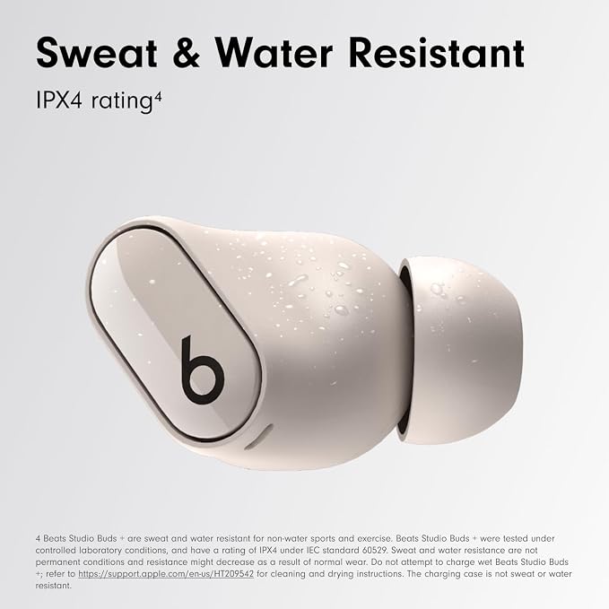 Beats Studio Buds + - Ivory with AppleCare+ (2 Years) - Image 11