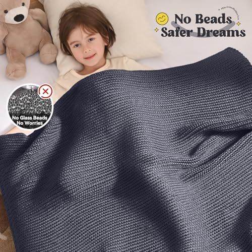 Guohaoi Knitted Weighted Blanket for Adults, 40"x60" 7lbs Full/Queen Size - Image 3