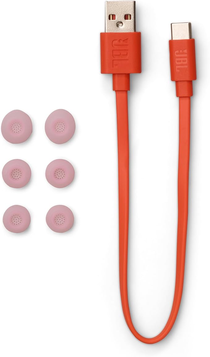 JBL Vibe Beam 2 - True Wireless Noise Cancelling Earbuds with JBL Pure Bass Sound & Smart Ambient Technology, 4mics for Crisp, Clear Calls, up to 40Hrs of Playback, IP54 Dust & Water Resistant (Pink) - Image 8