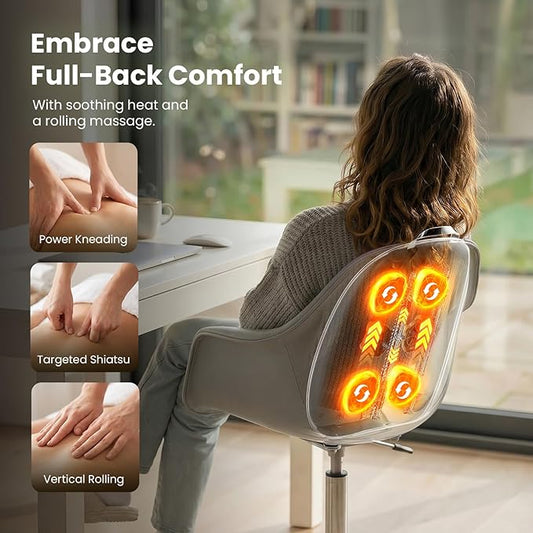 BOB AND BRAD Shiatsu Back Massager with Heat EZBack Pro FSA-HSA Eligible - Image 2