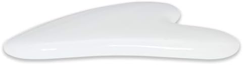 Gua Sha Jade Stone Gua Sha Massage Tool, Guasha Tool for Face and Body Skin Massage. Tools for SPA Acupuncture, Pink Stone for Body Face Neck and Eye, Skin Care Gift for Woman (White) - Image 4