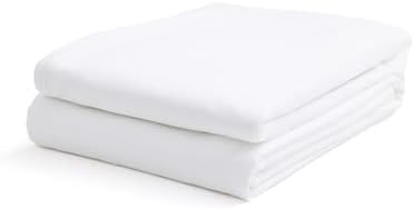 YnM 3-Side Zipper Duvet Cover for Weighted Blankets | Easy on, Easy Off White, 90"x90" by YNM