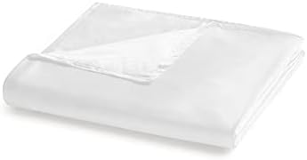 YnM Exclusive Cooling Duvet Cover for Weighted Blankets with 16 Strings (White, 48"x72") by YNM