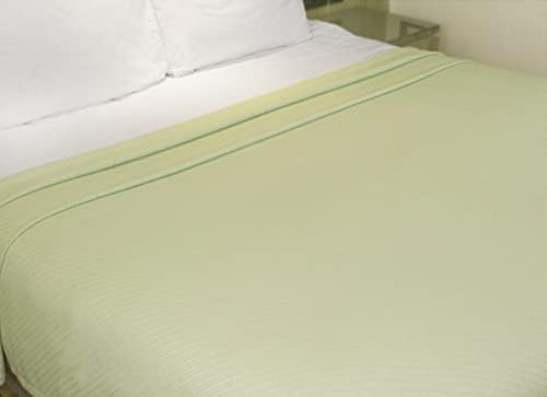 COTTON CRAFT Soft Thermal Blanket - All Season Blanket - Full Queen - Sage - Image 3