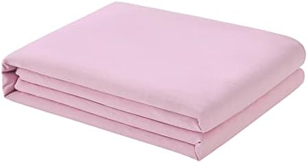 FreshCulture Twin XL Flat Sheet - Hotel Quality Twin XL Flat Sheet Only - Brushed Microfiber Top Sheet - Ultra Soft & Breathable - Wrinkle-Free - Easy Care - Single Flat Sheet (Twin XL, Dusty Pink) by FreshCulture