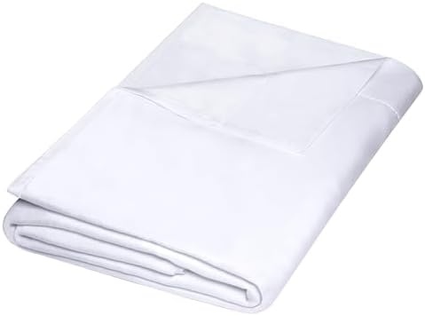 ZPECC King Flat Sheet Only 1 Pack, Durable White Top Bed Sheets Hypoallergenic Soft Brushed Microfiber Color-Coded Hem Threads, 105"x102" by ZPECC-ABrandThatHasBeenFocusedOnBeddingFor20Years