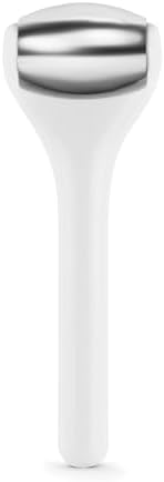 MAANGE Mini Eye & Face Rollers for Eye Massager, Stainless Steel Eye Ice Roller for Relief Puffiness Migraine Skincare Facial Roller (White) by MAANGE