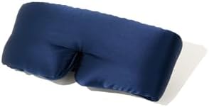 Glow People Silk Sleep Mask – 100% Mulberry Silk Eye Mask for Sleeping, Total Blackout, Cloud-Soft and Adjustable for Beauty Sleep and Travel - Navy - Image 2