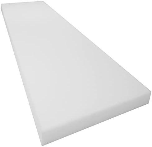 Mybecca Upholstery Foam Cushion Sheet High Density, 1" H x 24" W x 72" L by Mybecca