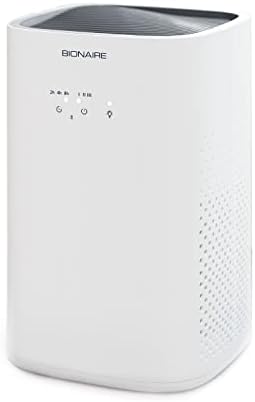 Bionaire True HEPA 360° Air Purifier for Medium Rooms, Air Filter for Allergens, Pets, and Dust with Quiet Setting and Night Light, 3 Speeds, White by BionaireAirPurifiers