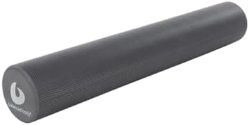 Balanced Body Magic Roller, Muscle-Release Roller, Muscle Roller for Post-Pilates Workout or Physical Therapy, Stretching Tool, Rain Cloud Gray by balancedbody