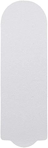 ForPro Professional Collection Stainless Steel Pedi File Refill, 180 Grit, White, EZ-Strip Peel Pedicure Refill Pads, 1.25” W x 4” L, 50-Count - Image 2