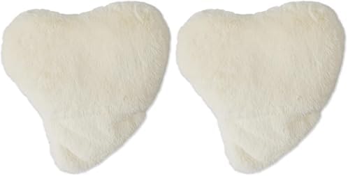 Bucky Hot & Cold Therapy Spa Collection, Ultra Luxe Heart Warmer, Plush Cream (Pack of 2) by Bucky