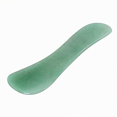 Gua Sha Facials Tools for Back Massage Tools Board Natural Jade Stone for SPA Acupuncture Therapy Trigger Point Treatment by Unknown