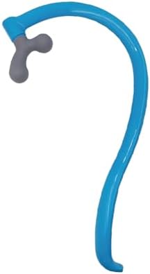 Portable Self Massage Tool - Portable Trigger Point Therapy for Back and Neck, 7.21*14in Lower Back Massager, Myofascial Release Tool & Deep Tissue Muscle Massage Stick, Shoulder Leg Feet Blue by CARELAX