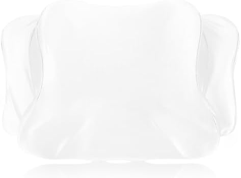 Set of 2 Thickened Satin Pillowcase, Elastic 16 * 24In Pillow Cover for Cervical Pillow or Memory Foam Pillows, Smooth & Soft Hair and Skin Friendly, Queen Size with Zipper White - Image 7