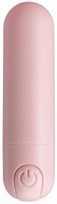 BLIKECH 10 Modes Quiet Waterproof Tool Powerful Mini Stick for Women Pleasure, Silicone Material Wrap Handheld Travel Pocket Portable Soft Toys Massage Ball for Body Relax Light Pink by BLIKECH