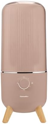 Homedics Ultrasonic Humidifier, Bedrooms and Home Offices, 0.97-Gallon Tank by Homedics