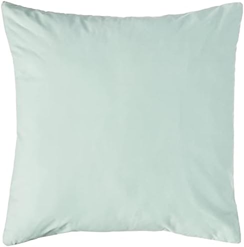 INK+IVY Cario Mid Century Modern Cotton Square Decorative Pillow Sofa Cushion Lumbar, Back Support, 18X18", Geometric Embroidery Blue - Image 2
