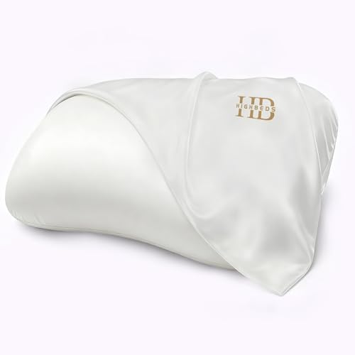HighBeds Cervical Neck Pillowcase-White-2-Pack by HighBeds