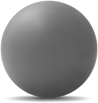 WOVTE Massage Lacrosse Ball for Sore Muscles, Shoulders, Neck, Back, Foot, Body, Deep Tissue, Trigger Point, Muscle Knots, Yoga and Myofascial Release (Grey) by WOVTE