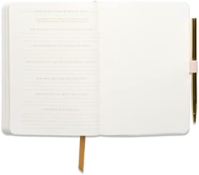 DesignWorks Ink Daily Gratitude Journal with Pen, Orange, 4.5 x 6.5 in - Image 4
