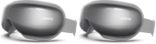 RENPHO Eyeris 1 Eye Massager with Heat, Birthday Gifts for Men and Women, FSA Eligible HSA, Smart Eye Mask for Head Tension and Screen Fatigue, Eye Strain (Pack of 2) by RENPHO