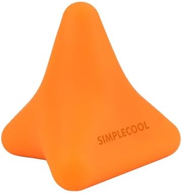 Manual Trigger Point Massage Tool Small Massager Ball 3″×2.6″ Orange by SIMPLECOOL