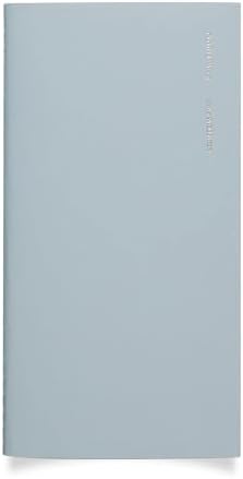 Cloth & Paper Travel Notebook | Daily Wellness Planner – Smoked Salt | Pocket Plus Wellness Planner 3.2" x 6" | Habit Tracker & Self Care Journal for Goals, Gratitude & Reflection – Soft Touch Cover by ClothandPaper