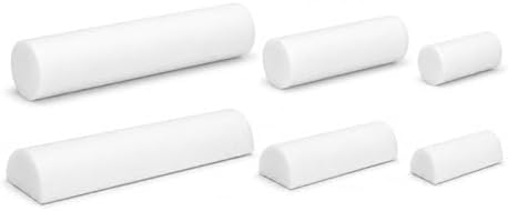 Firm White PE Foam Roller (12" Half Round) - Image 6