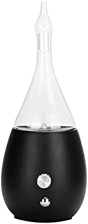 Lychee Essential Oil Diffuser Humidifiers, 7 Colors Light Setting, Quiet Diffuser, Small Aromatherapy Diffuser with Wood Grain Base for Home Bedroom Office Yoga Nice Gift by Lychee