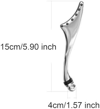Professional Stainless Steel Gua Sha & Face Roller Set - 2 in 1 Dual-Sided Cooling Facial Massage Tools for Face Lifting, Puffiness Relief & Skincare - Spa Quality Beauty Accessories - Image 6