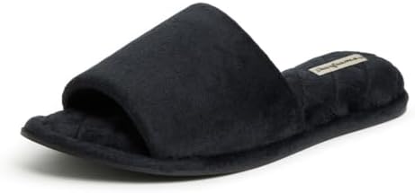 Dearfoams womens Slipper Memory Foam Summer House Shoe Beatrice Terry Slide by Dearfoams