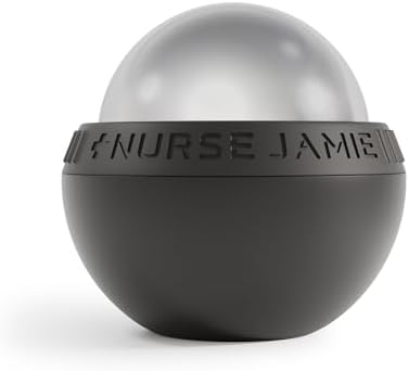 Nurse Jamie Super-Cryo Massaging Orb – Stainless Steel Roller for Face & Body – Long-Lasting Cooling & Warming Therapy for Circulation, Recovery & Tension Relief by Unknown
