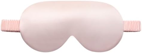 ALASKA BEAR Sleep Mask with Silk-Covered Headband for Hair Care, Silk Eye Mask Comfortable Scrunchy Band Over Ears Non-Adjustable Elastic Strap (Pink, Luxury 22 Momme) - Image 4