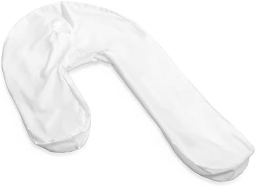DMI Protective Pillowcase for the Side Sleeper Pillow, Extends Product Life of Pillow, Protects Against Moisture & Stains, Zipper & Snap Enclosure, White by DMI