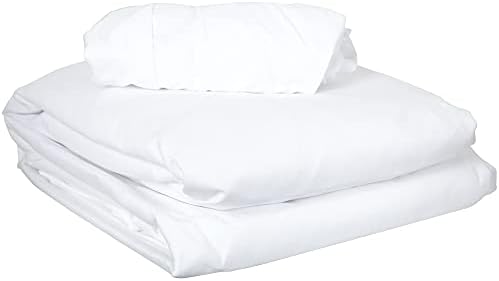 ForPro Premium Microfiber 3-Piece Massage Sheet Set, White - Image 4