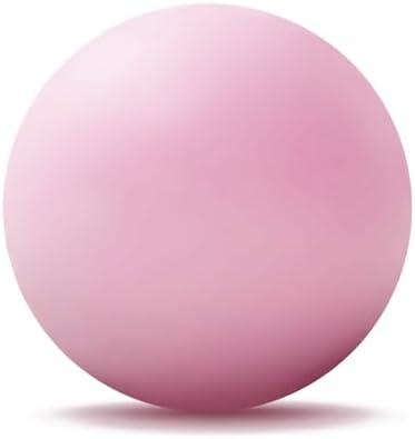 WOVTE Massage Lacrosse Ball for Sore Muscles, Shoulders, Neck, Back, Foot, Body, Deep Tissue, Trigger Point, Muscle Knots, Yoga and Myofascial Release (Pink) by WOVTE