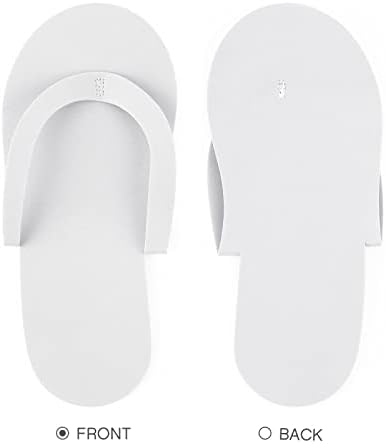 Geyoga 48 Pairs Disposable Flip Flops Pedicure, White - Image 4