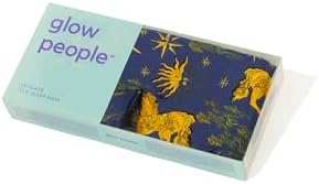 Glow People Silk Sleep Mask – 100% Mulberry Silk Eye Mask for Sleeping, Total Blackout, Cloud-Soft and Adjustable for Beauty Sleep and Travel - Skygaze - Image 3