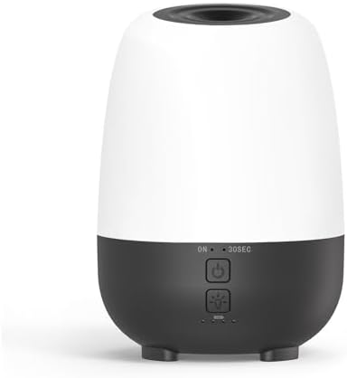 SEEDSEEL 150ML Cordless Essential Oil Diffuser, Built-in 6000mAH Rechargeable Battery, 7 Hours Run Time, 7 Colors LED Light, Portable Aromatherapy Diffuser by SEEDSEEL