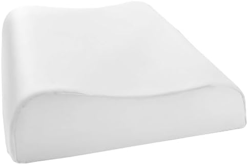 100% Tencel Lyocell Pillowcases | Cooling Pillowcases for Memory Foam, Cervical, Neck and Contour Pillows | Softer Than Cotton and Linen | 20 x 12.5 inch (White, 20" x 12.5" x 4"/3") by Cozysilk%7CBringNatureHome