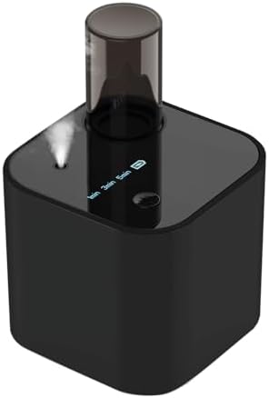 Waterless Essential Oil Diffuser, Portable Aroma Diffuser, Battery Operated, 3 Mist Modes, Aromatherapy Diffuser for Essential Oils, Cordless Scent Air Machine for Home, Office, Small Room, Black by Scentiplus